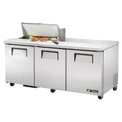 True Refrigeration TSSU-72-08-HC Sandwich/Salad Unit (8) 1/6 Size (4"D) Poly Pans