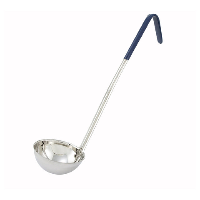 Winco LDC-8 Color-Coded Ladle 8 Oz. 16-1/2" Handle
