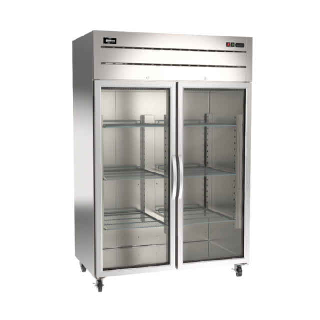 Omcan 50119 (RE-CN-0054G-TM) Refrigerator Reach In Two-section