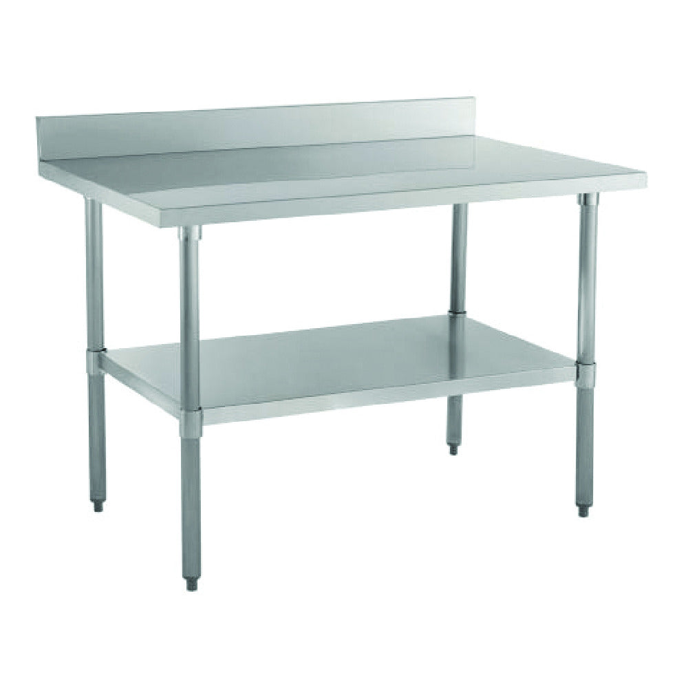 Hubert 28W-314 - Kratos Worktable, 30"x48", With 4" Backsplash And Undershelf