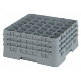 Cambro 36S738151 Camrack® Glass Rack With (3) Soft Gray Extenders Full Size