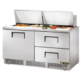 True Refrigeration TFP-64-24M-D-2_RH Sandwich/Salad Unit Two-section