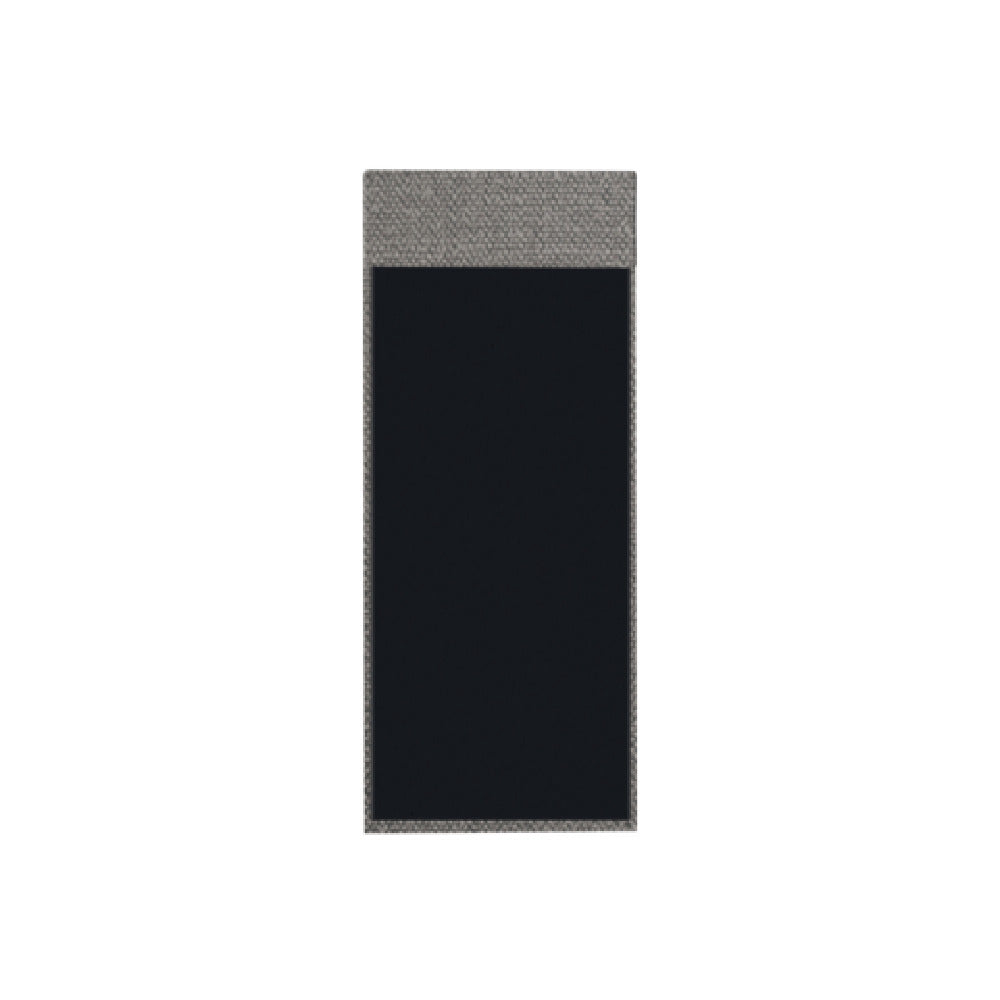 Risch MMB-MILAN 4.25X11 Milan Hardback Simulated Woven Vinyl Magnetic Menu Board (specify Color)