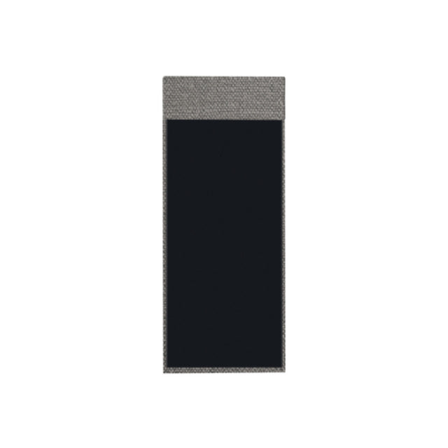 Risch MMB-MILAN 4.25X11 Milan Hardback Simulated Woven Vinyl Magnetic Menu Board (specify Color)