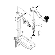 Alegacy Foodservice Products AL020SBLB Slide Bar Long For For AL020 Series Can Opener