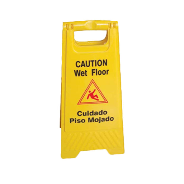 Thunder Group PLWFC024 Safety Floor Sign "Caution/Wet Floor" 24" Tall X 12" Wide