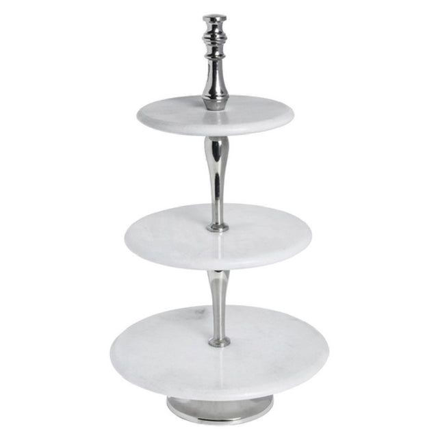 Hubert 15223 - Display Stand, 3-tier, 11-4/5" Dia. X 21-1/5"H