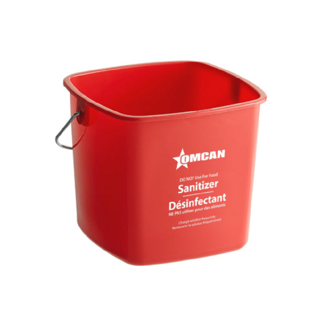 Omcan USA 81019 - (81019) Cleaning Pail, 6 Qt., For Sanitizing Solution