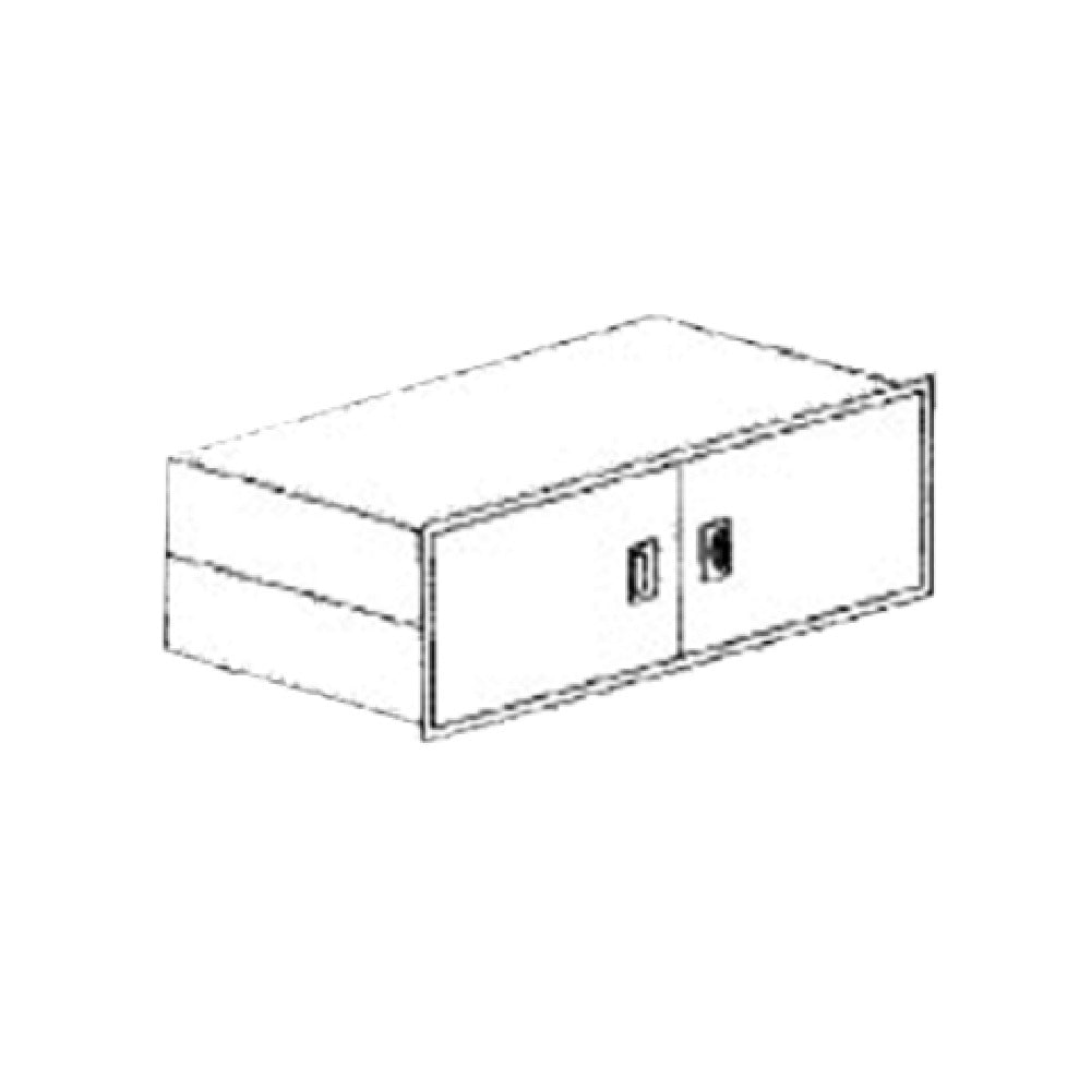 Piper Products RHD-36 - Hinged Doors For Understorage, For 36" Unit, (2) Openings