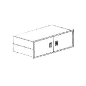 Piper Products RHD-96 - Hinged Doors For Understorage, For 96" Unit, (6) Openings