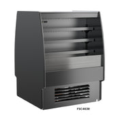 Structural Concepts FSC663R Oasis® Self-Service Refrigerated Dual Sided Case 75-3/8"W