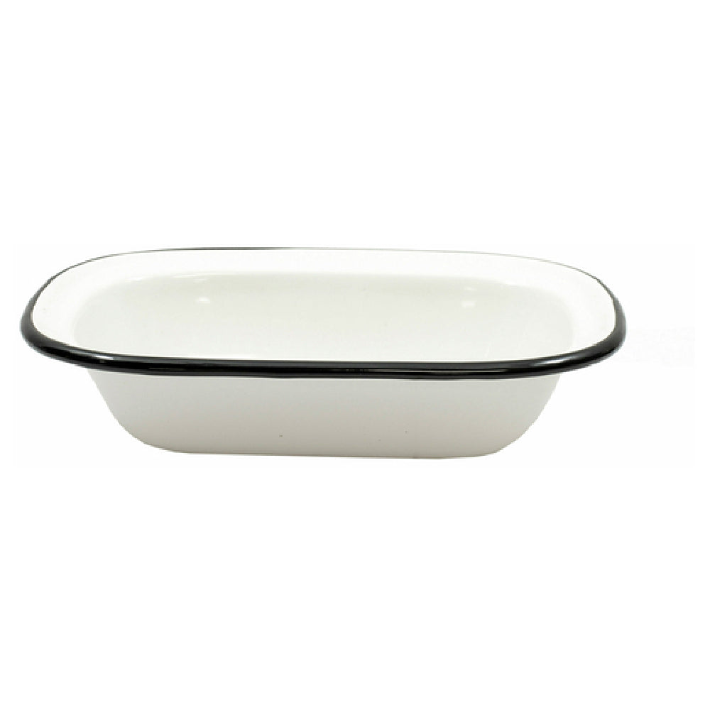 TableCraft Products 80013 - Enamelware Collection™ Serving Pan, 18 Oz., 7-3/4" X 5-3/4 "x 1-3/4"