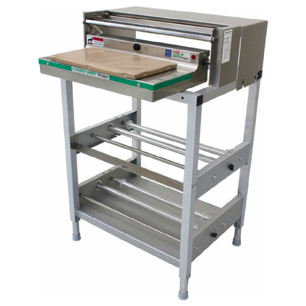 Omcan 47480 (SE-US-200ESD6) Wrapping Machine Floor Model (2) 20" Roll Capacity