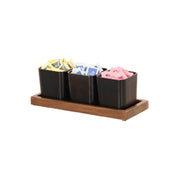 Cal Mil 23207-78 Sydney Jar 5"W X 12.75"D X 4.5"H Square