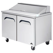 Akita AST-36 Salad / Sandwich Prep Table Two-section 36-1/3"W