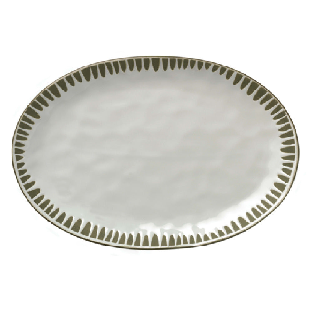 Libbey DULCET-4G (Formerly World Tableware) Platter 12-5/8"L X 8-5/8"W Oval
