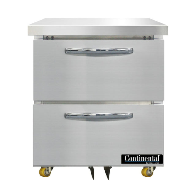 Continental Refrigerator DF27N-U-D Designer Line Undercounter Freezer 27"W One-section