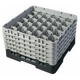 Cambro 30S958110 Camrack® Glass Rack With (5) Soft Gray Extenders Full Size