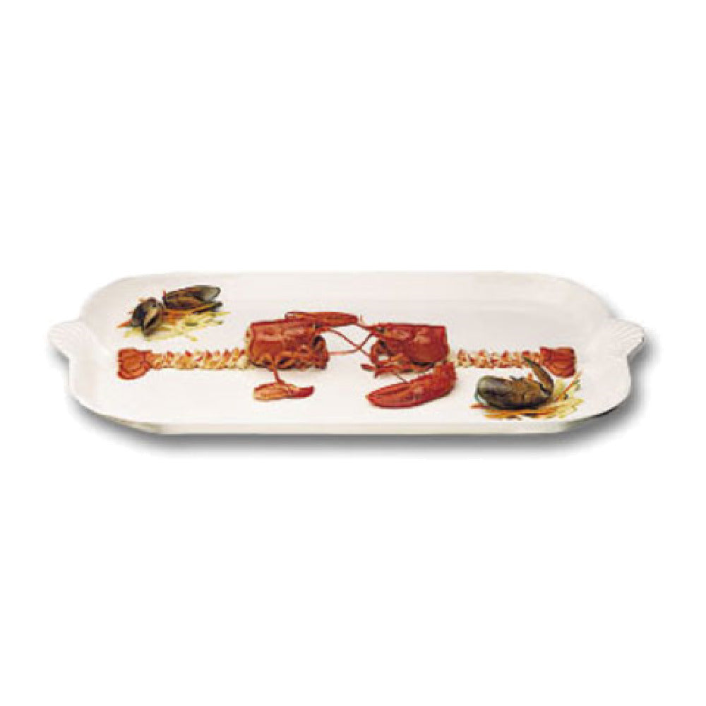 Bon Chef 2069ALLERGENLAVENDER Platter 22" X 32" With Shell Handles