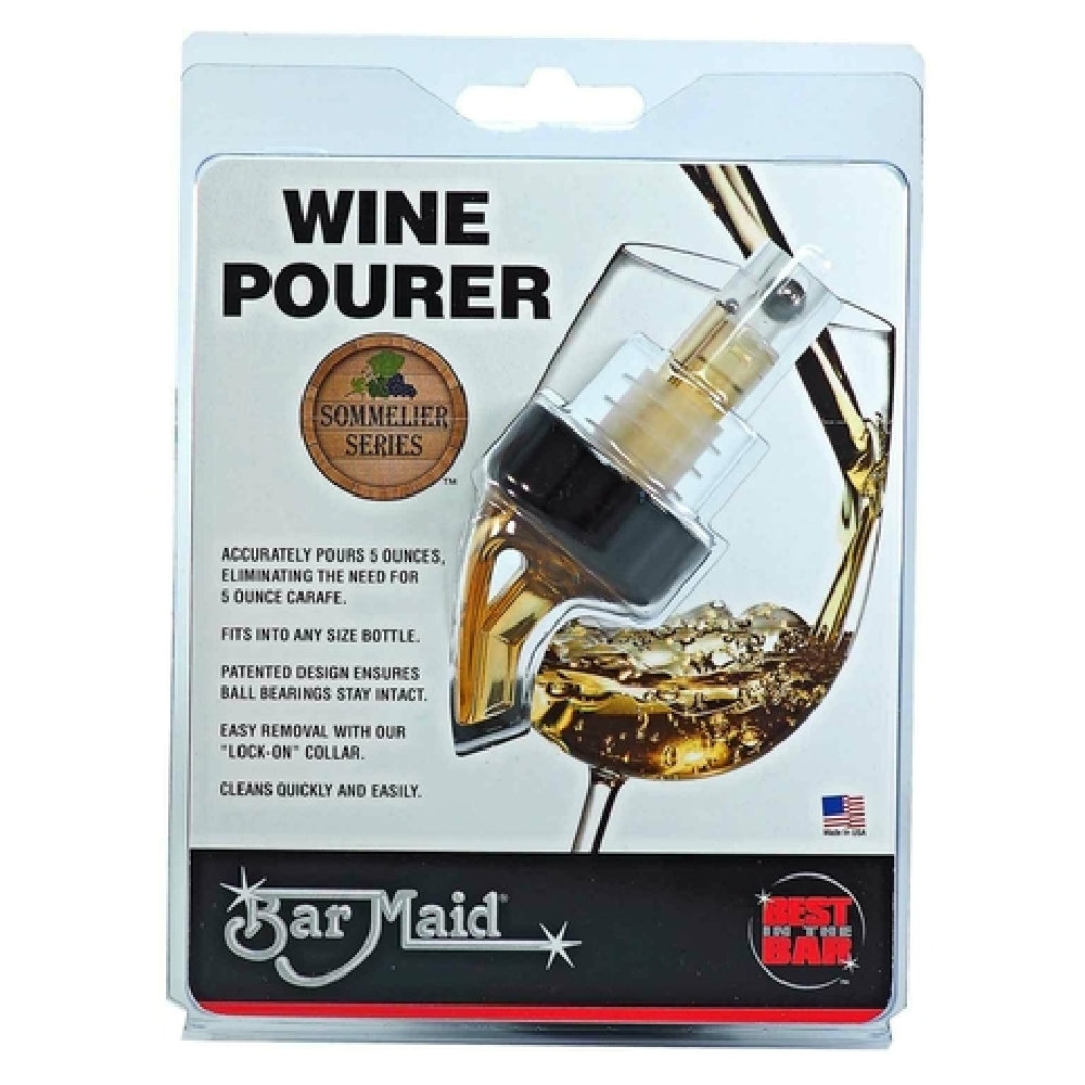 Bar Maid BMP-500RAC Bar Maid 5Oz Premium Pourer Rum Amber