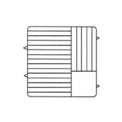 Vollrath PM2011-5-02 Plate Crate® Dishwasher Rack 10" To 10-3/4" Dia. (5) Extenders With Wire Dividers