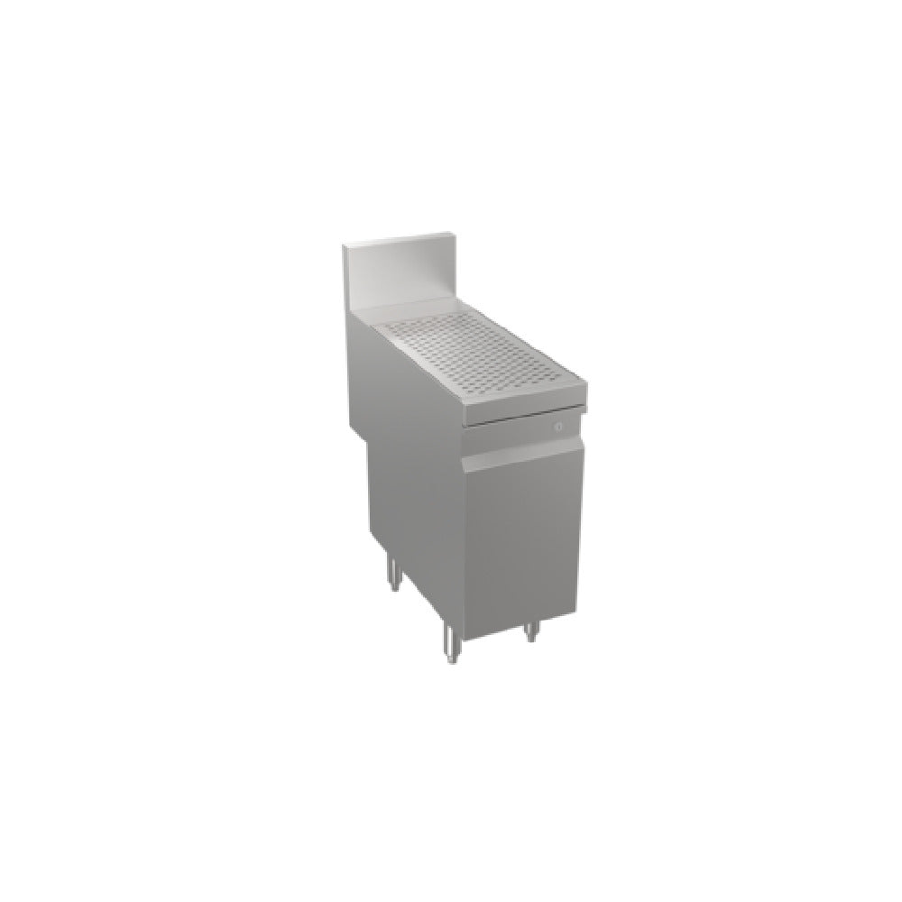 Krowne KRS-S12 - Stadium Series Underbar Drainboard With Open Cabinet Base, 12"W X 29"D