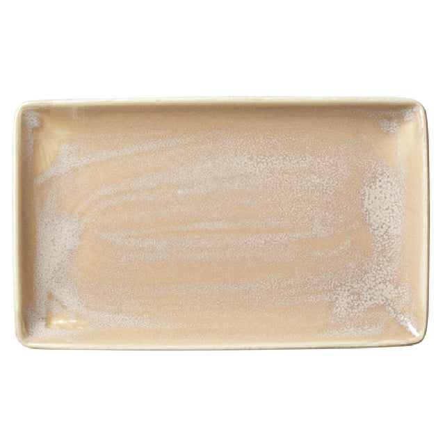 Steelite 17760550 Rectangle Tray 10.625" X 6.5"Revolution Sandstone