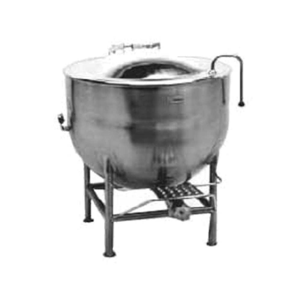 Legion LT-80MV Stationary Direct Steam Kettle With Mixer 80-gallon