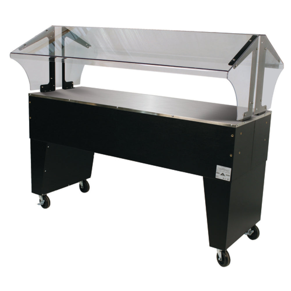 Advance Tabco B4-STU-B Portable Solid Top Buffet Table 62-7/16"W X 35"D X 53"H