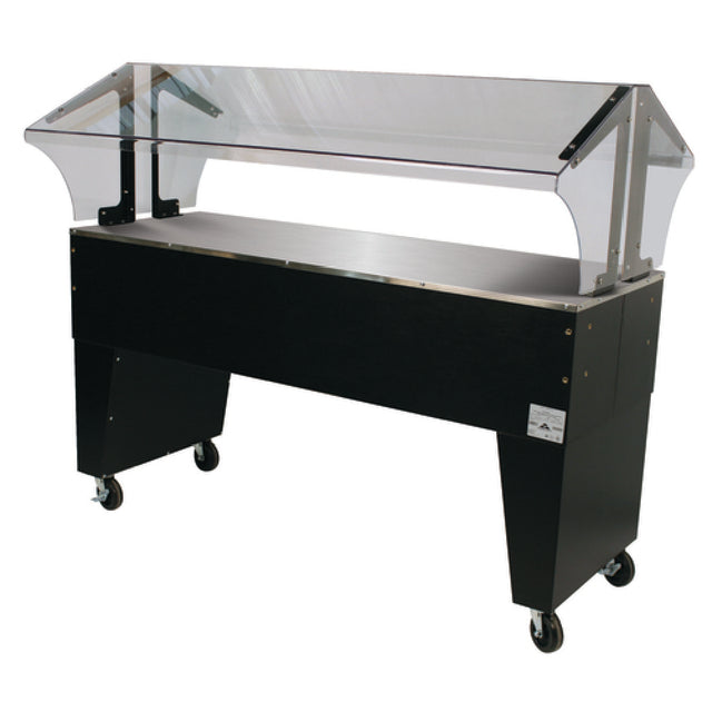 Advance Tabco B4-STU-B Portable Solid Top Buffet Table 62-7/16"W X 35"D X 53"H