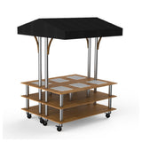 Steelite MGCMLD15BSBW - Square Market Warming Station, 71.0" X 67.0" X 95.5", Modular