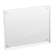Bon Chef AAS-9-7 Angled Acrylic Table Sign Magnetized 9" X 7" X 1"