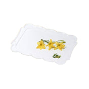 Bon Chef 2098IVYSPKLD Queen Anne Platter 18" X 26" Aluminum With Ceramic-look Coating