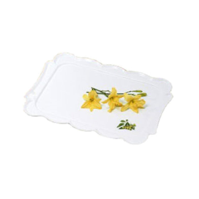 Bon Chef 2098HGLD Queen Anne Platter 18" X 26" Aluminum With Ceramic-look Coating