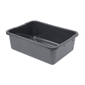 Quantum FSB-21157RCS_BLACK - Bussing Tub, 15"W X 21"L X 7"H, Ribbed Bottom