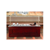Bon Chef 50105 American Buffet Station 8'L X 30"W With (5) Pan Cold Wells
