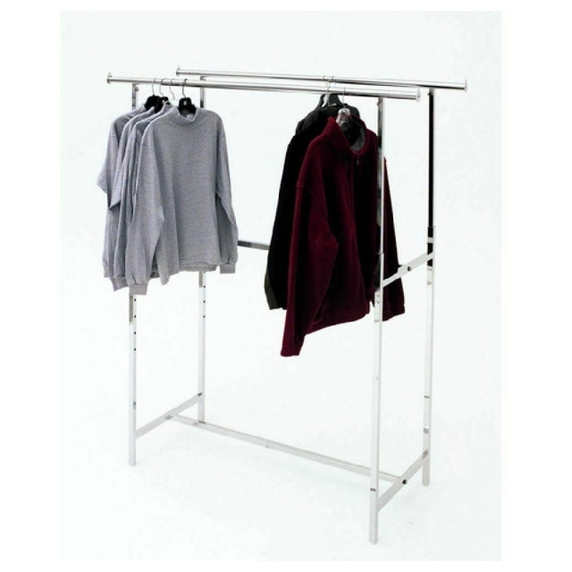 Hubert 70351 - Garment Box Rack, 60"W X 22"D X 60"H, Adjustable Height: 48"H To 60"H