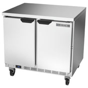 Beverage Air WTR36AHC-FLT Worktop Refrigerator Two-section 36"W