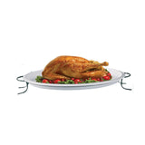 Yanco RM-3022 Rome Turkey Platter 22"L X 18"W X 1-1/4"H Oval