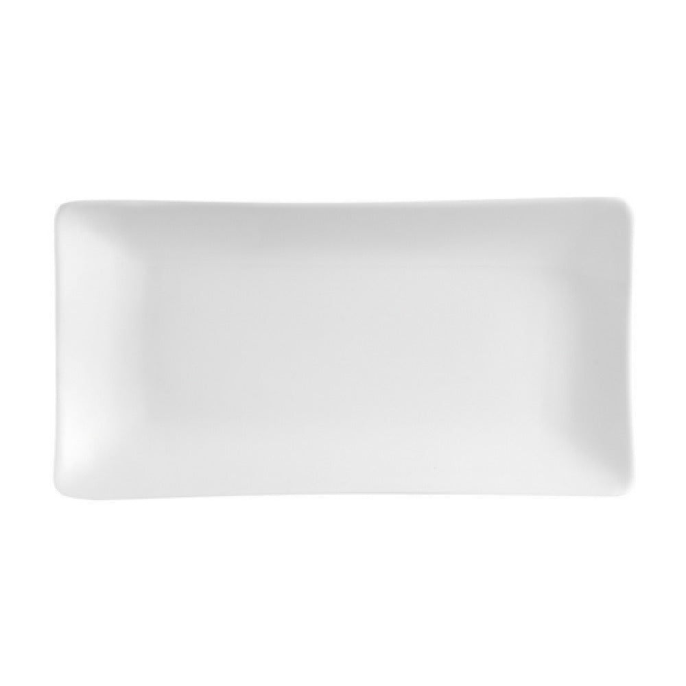 CAC China SHA-34 Sushia Platter 8"L X 4"W X 1-1/8"H Rectangular