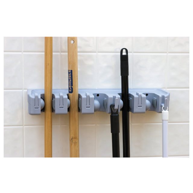 Carlisle 4073700 Carlisle Roll 'N Grip™ Plus Broom/Brush Holder 16-1/2"L X 5"W X 3-1/2"H