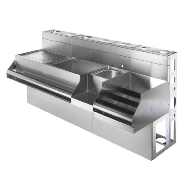 Krowne KMB-WALL - Krowne Royal Modular Bar Die, Built-in Chase Ways, All Pricing & Layouts Done By Factory Or Sales Representative (priced Per Foot) (custom Heights Not Available)