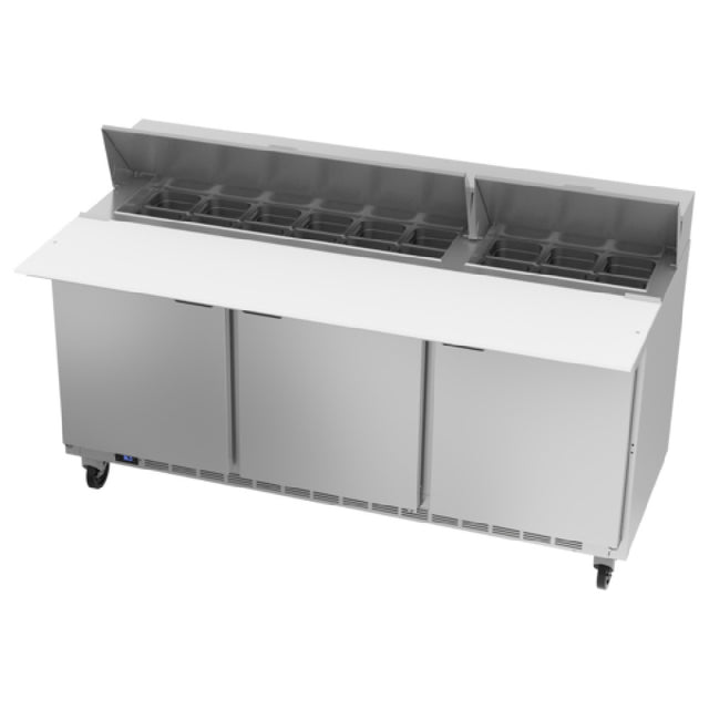Beverage Air SPE72HC-18C Sandwich Top Refrigerated Counter Three-section 72"W