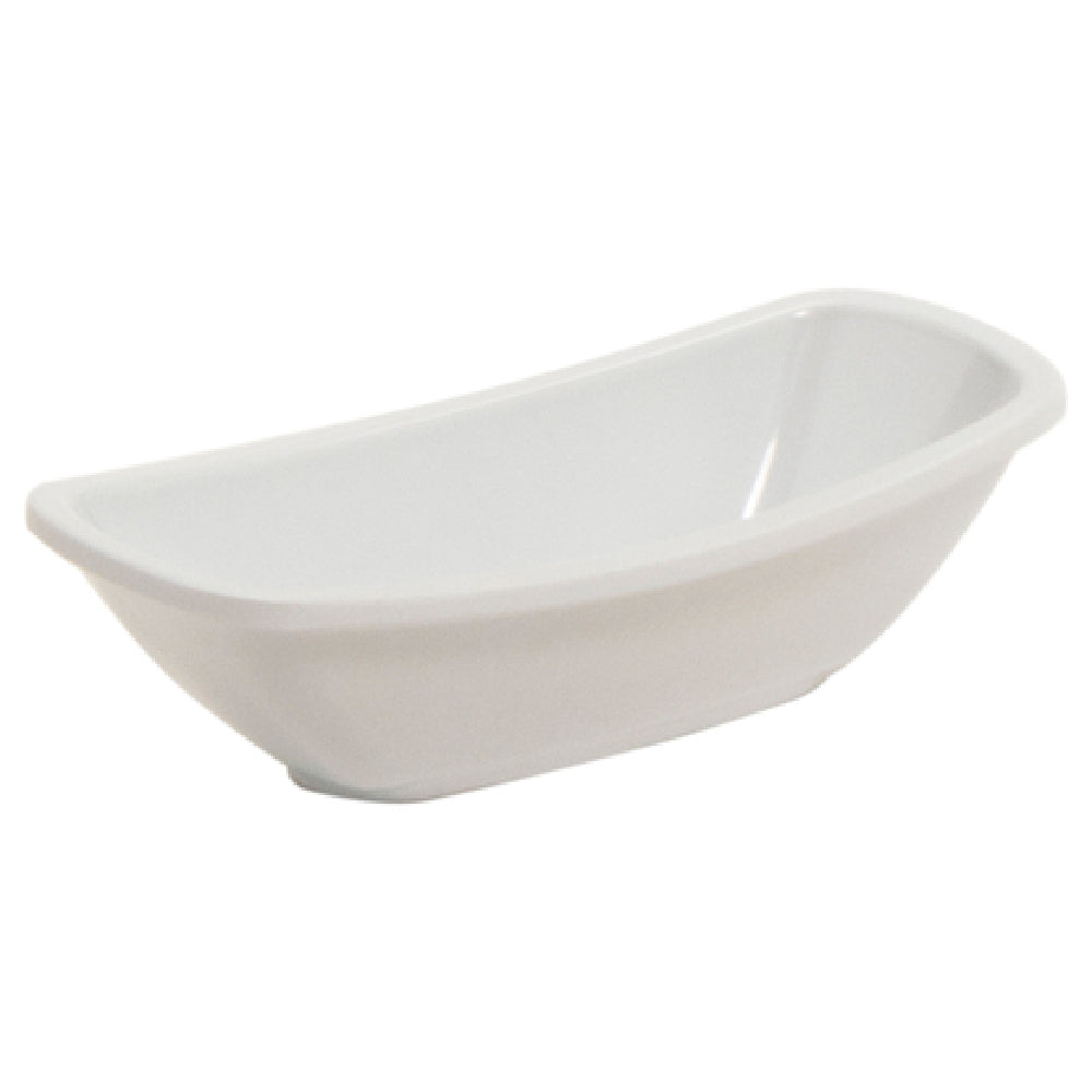 GET Enterprises OB-1-W Oval Acclaim Ramekin Sauce Cup 1 Oz. 3-3/5" X 1-4/5" X 3/4"