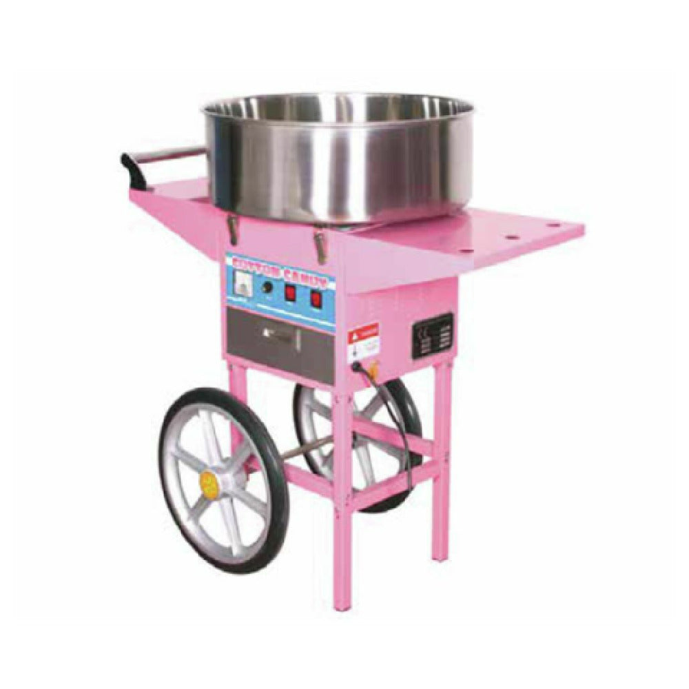 Hubert 30Y-002 - Kratos® Cotton Candy Machine With Cart, 21" Bowl, 60 Cones/Hour