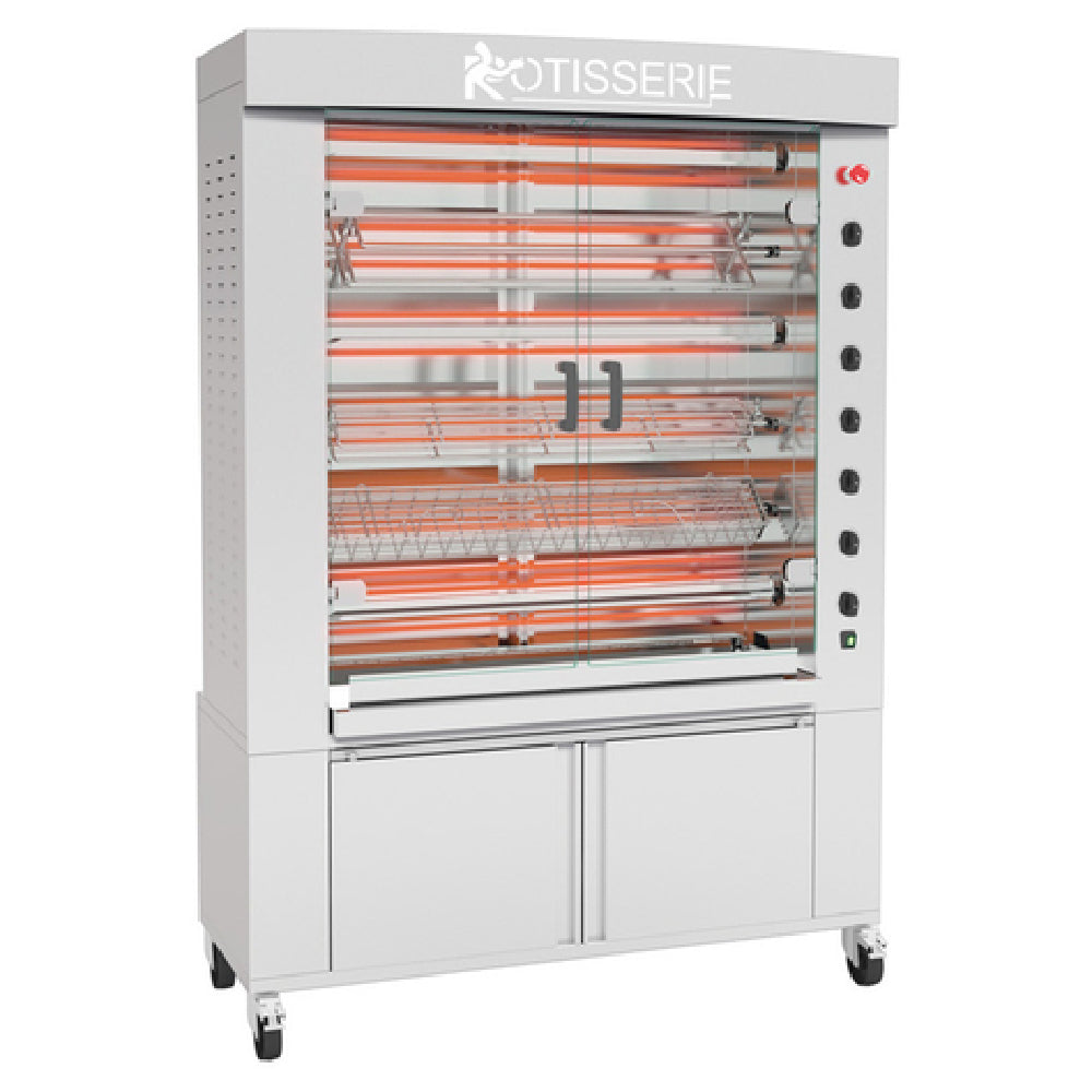 Rotisol FB1400-6E-SS FlamBoyant Rotisserie Oven Electric Countertop Model