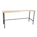 Winholt WTS3672 Work Table 72"W X 36"D X 34"H Open Bar Style