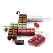 JB Prince MA204 Choco Stick Ice Cream Pop Mold 15"W X 12"D X 2"H (12) Forms