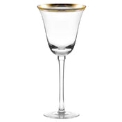 10 Strawberry St WINSR-RW-GLD - Optic Red Wine, 8 Oz., Dishwasher Safe