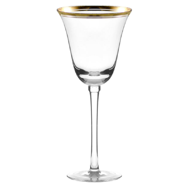 10 Strawberry St WINSR-RW-GLD - Optic Red Wine, 8 Oz., Dishwasher Safe